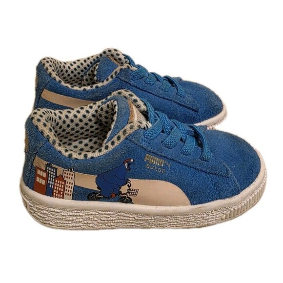 Other - Puma Cookie Monster Blue Sued Sesame Street 50 Kids Shoes US Size 5C